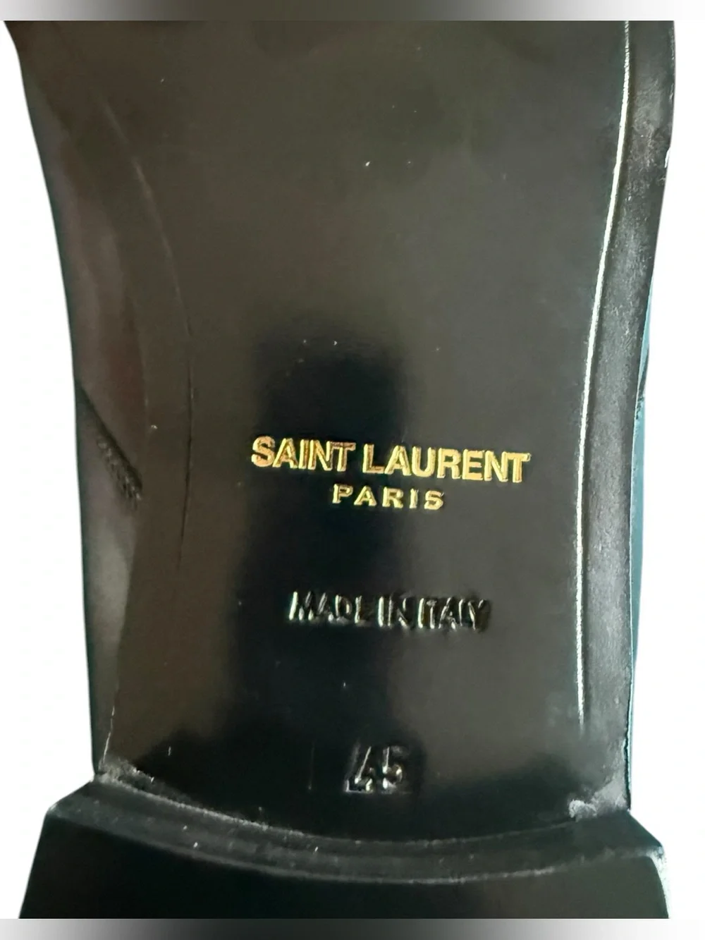 Saint Laurent Black Leather Braided Derby Spring/Summer 2013 EU45/US12 (NEW)